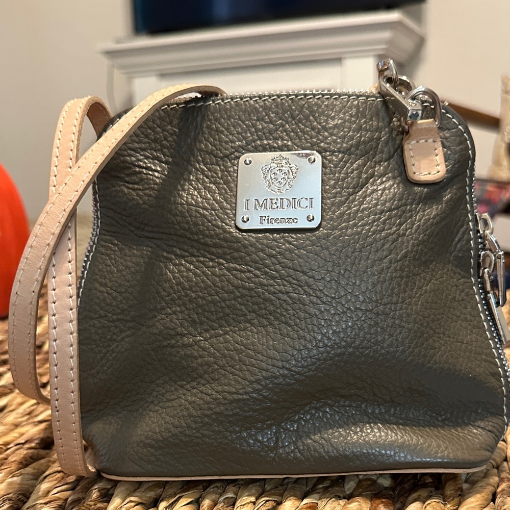 Brown Leather Crossbody Bag